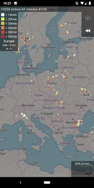 Blitzortung Lightning Monitor